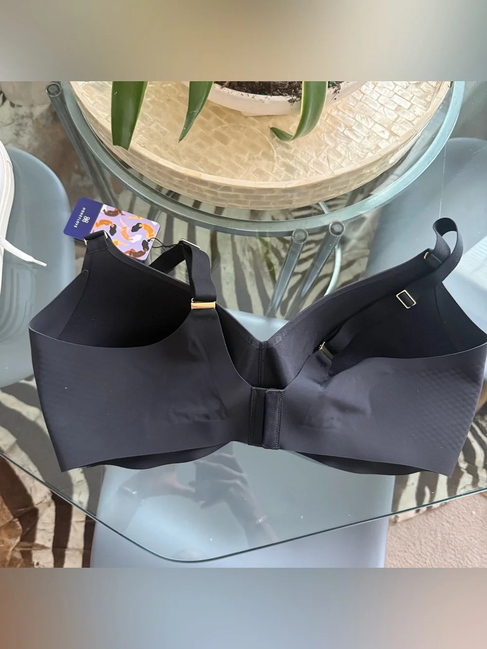 HoneyLove CloudEmbrace Wireless Bra in black